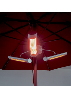 INFRARED UMBRELLA ELECTRIC HEATER (SILVER COLOR)